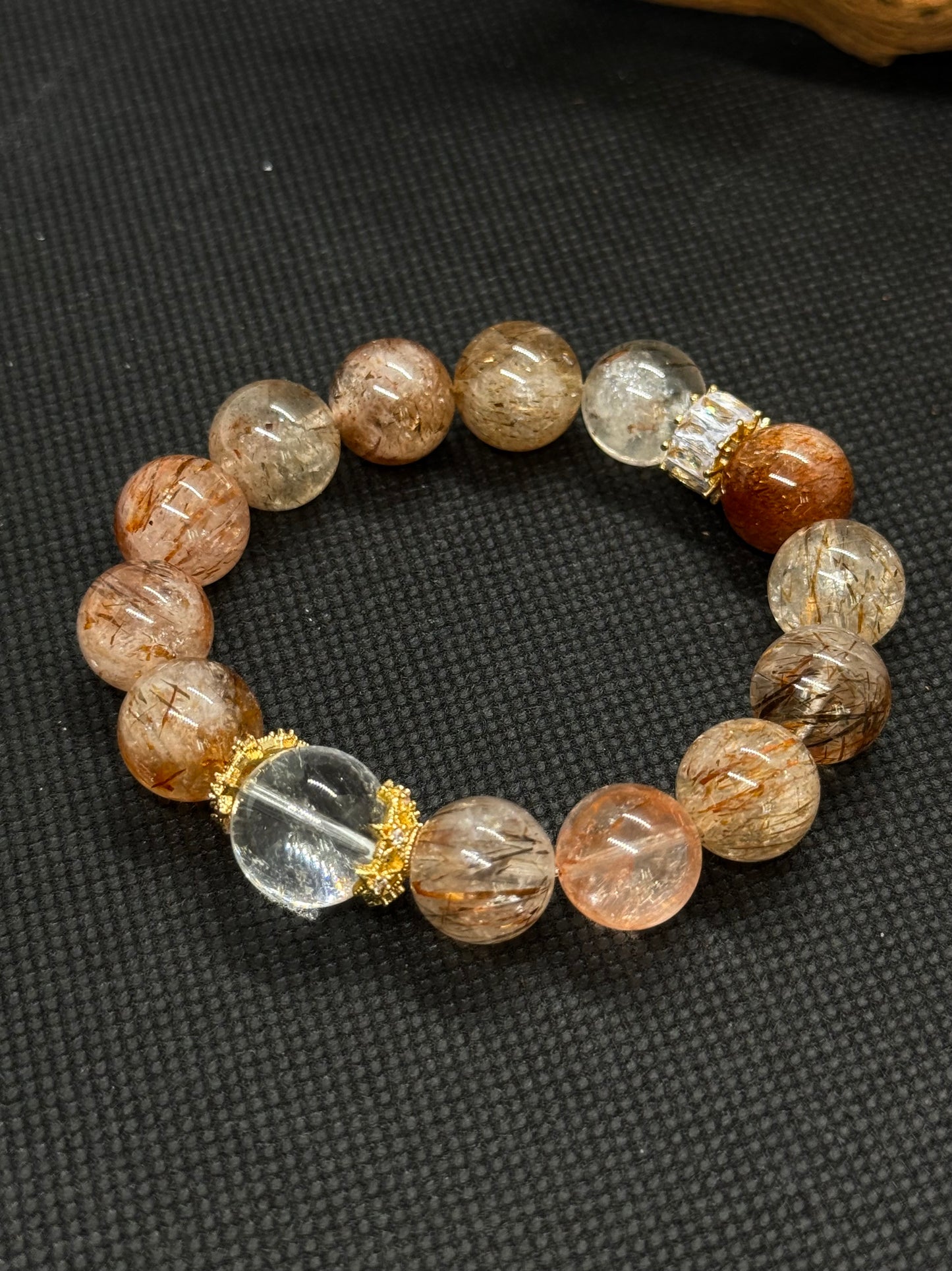 "2025 Nine Purples is a must-have in the Year of Fire! Black gold super seven bracelet | attract wealth + nobleman + energy magnetic field 8 times support
【扶摇直上】野心家—黑金超七