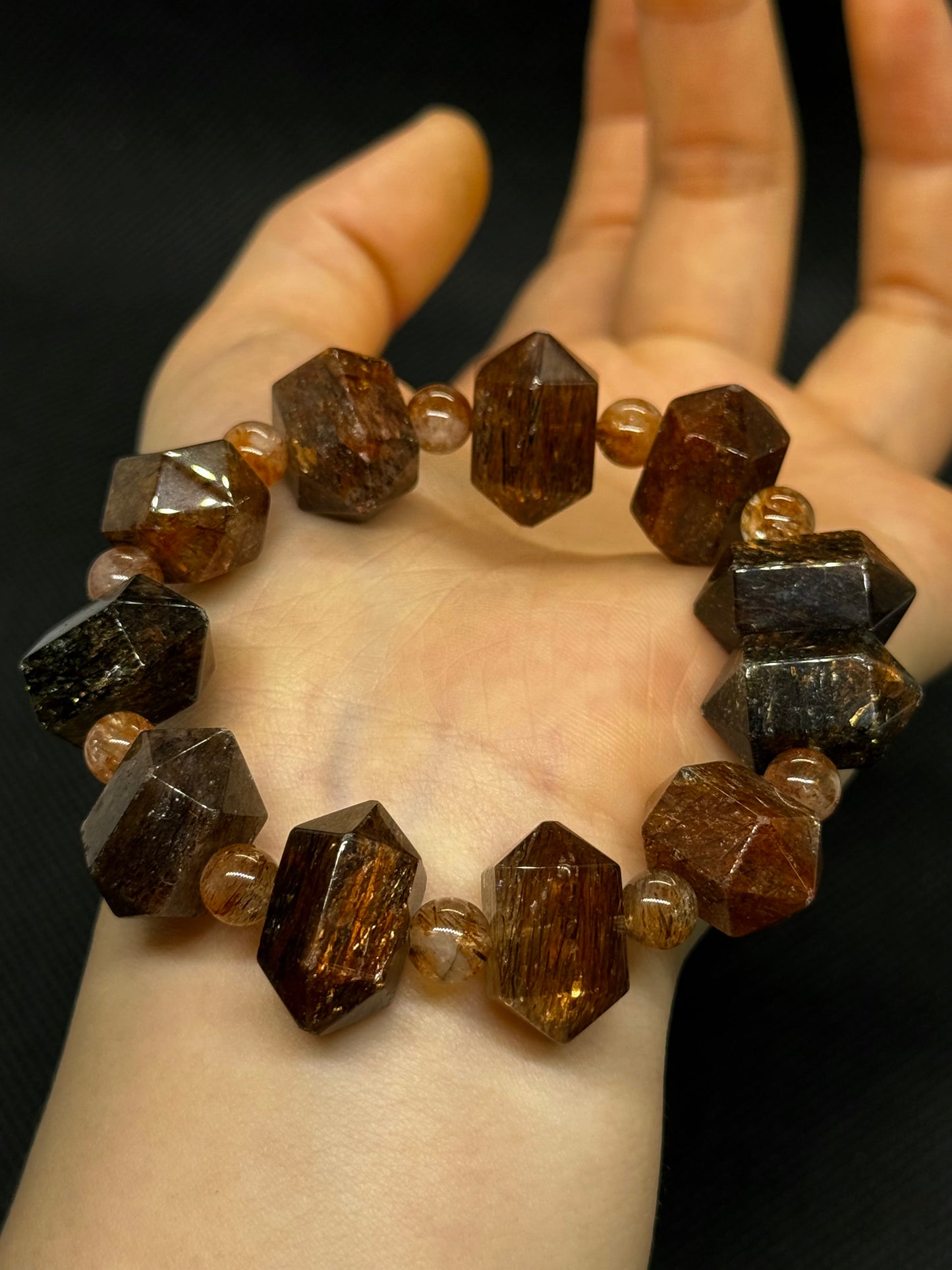 High Frequency Energy Crystals｜Collectible Black Gold Super Seven｜Ultra-strong energy magnetic field