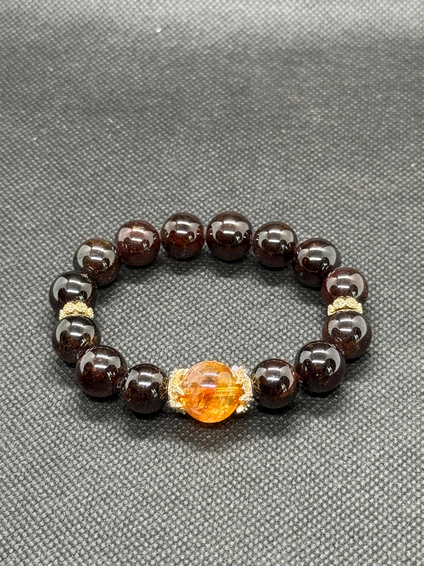 Genuine Garnet Bracelet for Passion & Love | Emotional Healing Crystal Jewelry