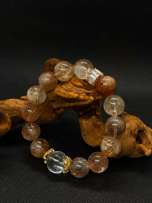 "2025 Nine Purples is a must-have in the Year of Fire! Black gold super seven bracelet | attract wealth + nobleman + energy magnetic field 8 times support
【扶摇直上】野心家—黑金超七